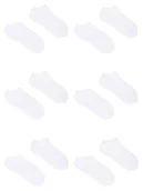 Skarpetki damskie - Skarpety stopki frotte białe z silikonem na pięcie 6PAK 39-42 YOCLUB - miniaturka - grafika 1