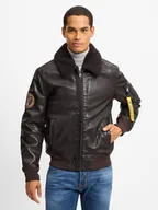 Kurtki męskie - Milestone Kurtka męska - MSTom Mężczyźni brązowy jednolity, S - miniaturka - grafika 1