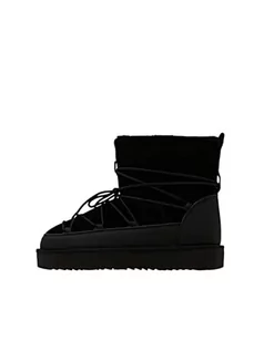 Botki damskie - ESPRIT Przytulne damskie sztyblety, 001/BLACK, 41 EU, 001 Black, 41 EU - grafika 1