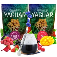 Yerba Mate - Zestaw yerba mate Yaguar tykwa ceramiczna bombilla - miniaturka - grafika 1