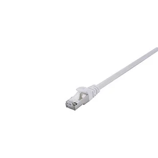 V7 Kabel Ethernet Cat7, ekranowany folią (SFTP) RJ45 (m)/RJ45 (m), kabel sieciowy, kabel LAN 0,5 m - biały - Kable miedziane - miniaturka - grafika 1