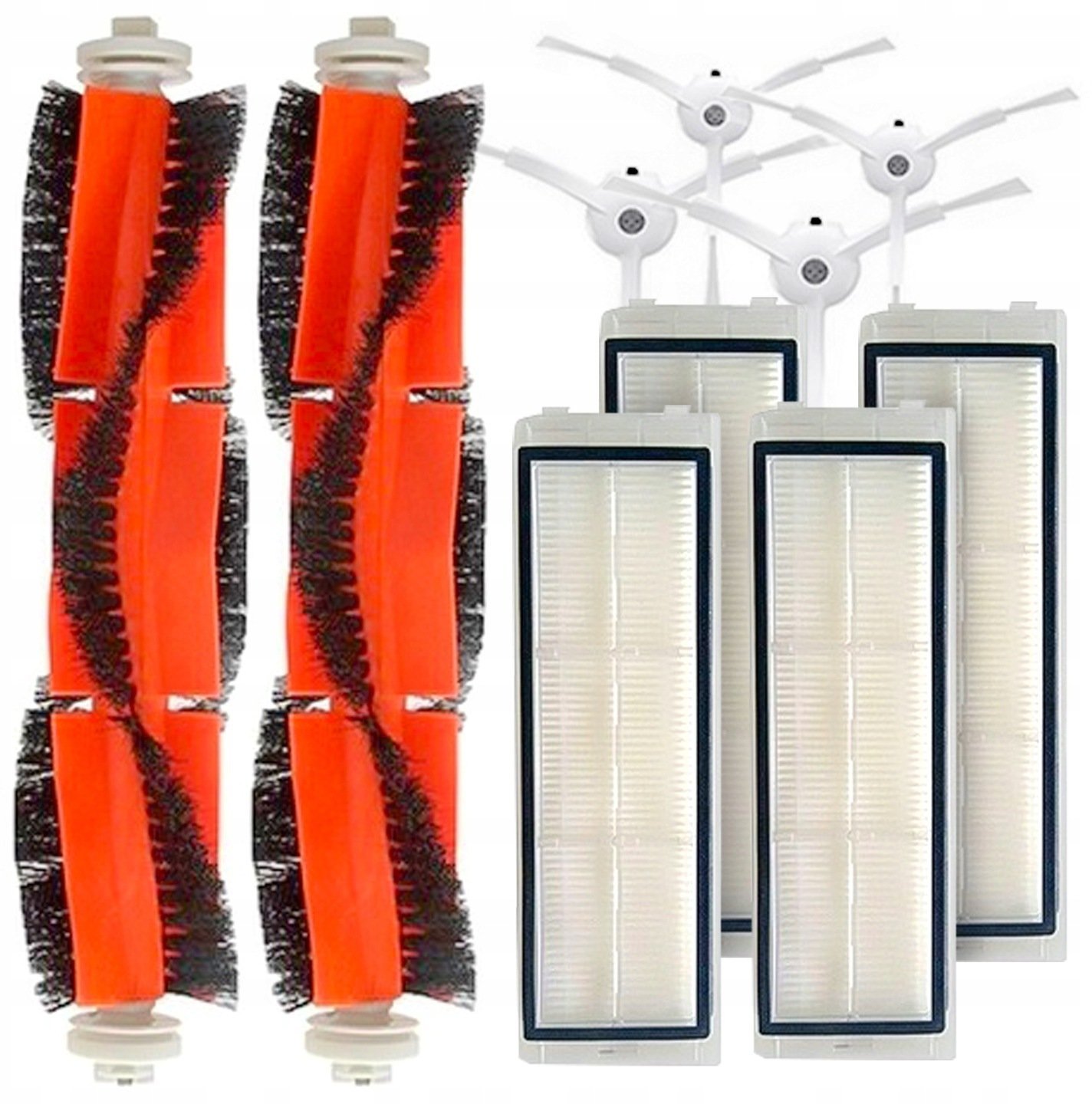 Litago Zestaw szczotki filtry do Roborock E20 E25 E35 S50 S60 S65 S5 S6 MAXV S501
