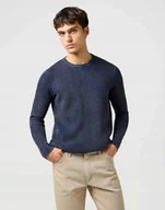 Swetry męskie - WRANGLER CREWNECK SWEATER NAVY 112364288 M - miniaturka - grafika 1