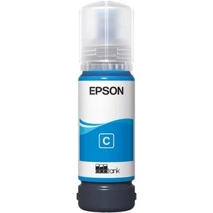 Tusz EPSON 108 EcoTank Cyan (niebieski) (C13T09C24A) - Tusze oryginalne - miniaturka - grafika 1