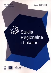 Studia Regionalne i Lokalne 3 (89) 2022 - Czasopisma - miniaturka - grafika 1