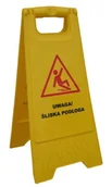 Akcesoria BHP - Stojak Ostrzegawczy ''''Uwaga Śliska Podłoga'''' - miniaturka - grafika 1