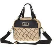 Torebki damskie - Monnari torebka listonoszka kuferek sportowy pikowany beżowa - miniaturka - grafika 1
