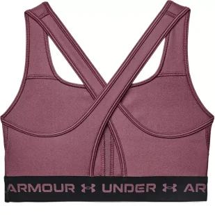 Biustonosz sportowy Under Armour Crossback Mid Bra - Bielizna sportowa damska - miniaturka - grafika 8