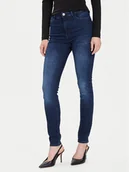 Spodnie damskie - Guess Jeansy W5BA46 D0791 Niebieski Skinny Fit - miniaturka - grafika 1