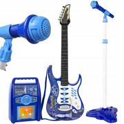 Instrumenty muzyczne dla dzieci - Gitara Dla Dzieci Elektryczna Wzmacniacz Mikrofon Z337N - miniaturka - grafika 1