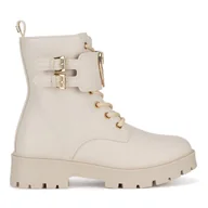 Buty dla dziewczynek - Trzewiki DeeZee CM231117-2 Beżowy - miniaturka - grafika 1
