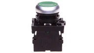 Wyłączniki światła i elektryczne - Eaton (Moeller) Drucktaster M22-D-G-X1/K10 216512 - miniaturka - grafika 1