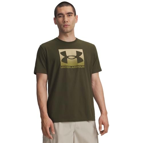 Under Armour UA M Boxed Sports Updated SS - Expedition Green / / Pole Khaki - MD