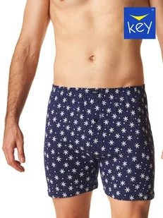 BOKSERKI KEY MXC-513 B24 (kolor granat, rozmiar XXL) - Majtki męskie - miniaturka - grafika 1