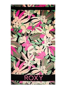 Roxy Ponczo surfingowe damskie czarne jeden rozmiar - Kurtki damskie - miniaturka - grafika 1
