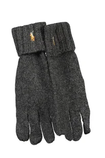 RĘKAWICE MĘSKIE RALPH LAUREN SZARE - Portfele - miniaturka - grafika 1