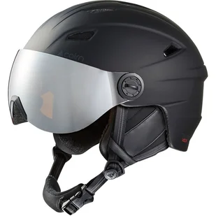 Cairn Impulse, kask narciarski z daszkiem, czarny - Kaski narciarskie - miniaturka - grafika 1