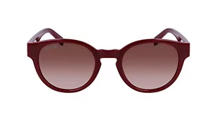 LACOSTE Damskie okulary przeciwsłoneczne L6000S, ciemnoczerwone, jeden rozmiar, Ciemnoczerwony, Rozmiar uniwersalny - Okulary przeciwsłoneczne - miniaturka - grafika 1
