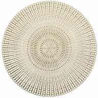 Obrusy i serwetki - Zeller Podkładka ochronna dekoracyjna mata na stół kolor złoty 41 cm 26818 - miniaturka - grafika 1
