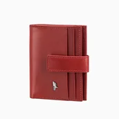 Etui na dokumenty i karty - Etui na karty, wizytówki PUCCINI ROME CR90442 3 Czerwone - miniaturka - grafika 1