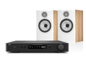 Zestawy stereo - NAD C338 (czarny) + 606 S3 (dąb) - miniaturka - grafika 1