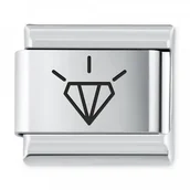 Charmsy - Murrano ITALIAN CHARMS Symbole Miłosne Brylant IH-121 - miniaturka - grafika 1