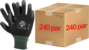 Reis Rękawice robocze / Czarne / RTEPO_BB - 240 par 10 - XL - Rękawice robocze - miniaturka - grafika 1