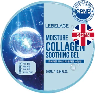 LEBELAGE Żel do twarzy i ciała Collagen Purity 100% 300 ml - Balsamy i kremy do ciała - miniaturka - grafika 1