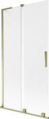 Parawany nawannowe - Mexen Velar L parawan nawannowy 2-skrzydłowy rozsuwany 100 x 150 cm, szron, złoty - 896-100-003-31-50 - miniaturka - grafika 1