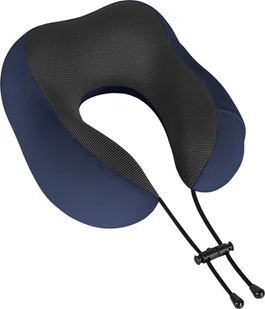 Poduszka turystyczna - podróżna z pianki MEMORY, REBEL ACTIVE , kolor niebieski - Akcesoria podróżnicze - miniaturka - grafika 1