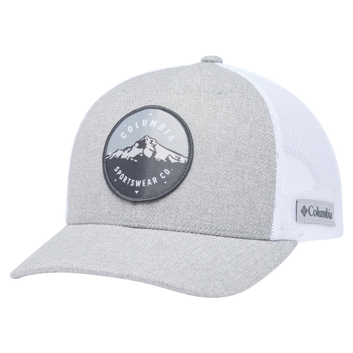 Columbia Mesh Snap Back Hat 1652541054, Kobieta/Mężczyzna, Czapka z daszkiem, Szary