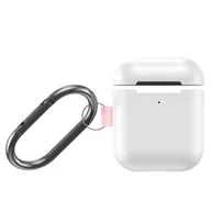 Inne akcesoria audio-wideo - Baseus Etui Lets go Woven Label Hook do Apple AirPods Biały - miniaturka - grafika 1