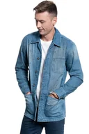 Kurtki męskie - Męska Kurtka Jeansowa Mustang Corrado 1009086 -M - miniaturka - grafika 1