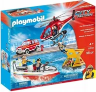 Klocki - Playmobil CITY ACTION MISJA RATUNKOWA STRAŻY POŻARNEJ 9319 - miniaturka - grafika 1