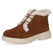 Kozaki damskie - Caprice Damskie buty 9-26257-45, modne kozaki, Cognac Suede, 37 EU szerokie, Cognac Suede, 37 EU szeroki - miniaturka - grafika 1