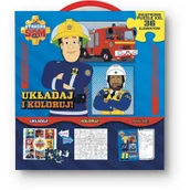 Literatura popularno naukowa dla młodzieży - Strażak Sam. Układaj i koloruj - miniaturka - grafika 1