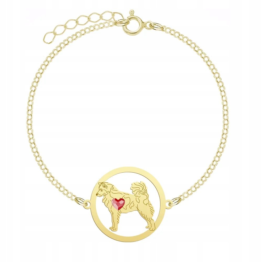 Bransoletka Złota z Thai Bangkaew Dog 925 Prezent Biżuteria GRAWER GRATIS