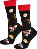 Skarpety termoaktywne - Soxo Męskie Skarpetki kolorowe SOXO OYAKATA Teriyaki w kubku + danie 4045 - miniaturka - grafika 1