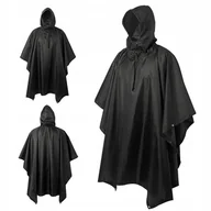Odzież robocza - PELERYNA PRZECIWDESZCZOWA PŁASZCZ PONCHO VINYL Z KAPTUREM UNIWERSALNY - miniaturka - grafika 1