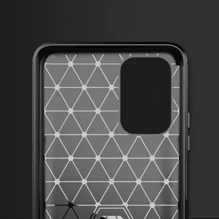 Carbon Case elastyczne etui pokrowiec Xiaomi Redmi Note 10 / Redmi Note 10S niebieski - Etui i futerały do telefonów - miniaturka - grafika 5