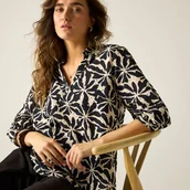 Koszule damskie - Regatta Bluzka damska Nofino Beżowy, Cotton, Rozmiar: 36 - miniaturka - grafika 1