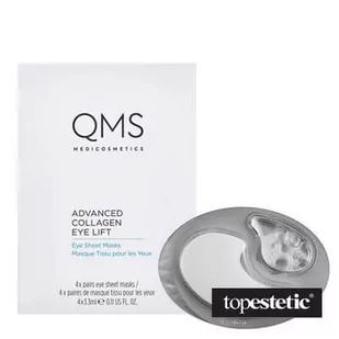 QMS QMS Advanced Collagen Eye Lift Płatki kolagenowe z kwasem hialuronowym 3x3,3 ml - Kosmetyki pod oczy - miniaturka - grafika 1