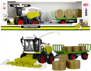 Moje ranczo Kombajn z przyczepą 40 cm ze światłem i dźwiękami - Samochody i pojazdy dla dzieci - miniaturka - grafika 2