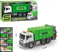 Samochody i pojazdy dla dzieci - Śmieciarka Ze Światłem I Dźwiękiem, Trifox - miniaturka - grafika 1