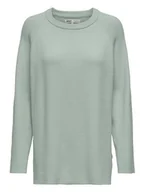 Swetry damskie - ONLY Sweter w kolorze zielonym - miniaturka - grafika 1