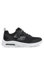 Buty dla chłopców - Skechers Sneakersy Microspec Max 403818L/BLK Niebieski - miniaturka - grafika 1