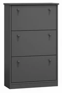 Szafki na buty - Szafka na buty sosnowa nr3 szara - miniaturka - grafika 1