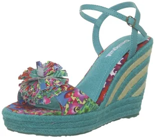 Desigual Sandały damskie Meli 1 espadryle, zielony - zielony granatowy 5042-41 EU - Espadryle damskie - miniaturka - grafika 1