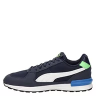 Buty dla dziewczynek - PUMA Graviton Jr trampki dziecięce uniseks, Puma Navy Puma białe lato zielony Victoria niebieski, 38 EU - miniaturka - grafika 1