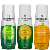 Syropy i koncentraty owocowe - 3x Syrop Sodastream 440ml Mojito + Ginger Ale + Mandarynka - miniaturka - grafika 1